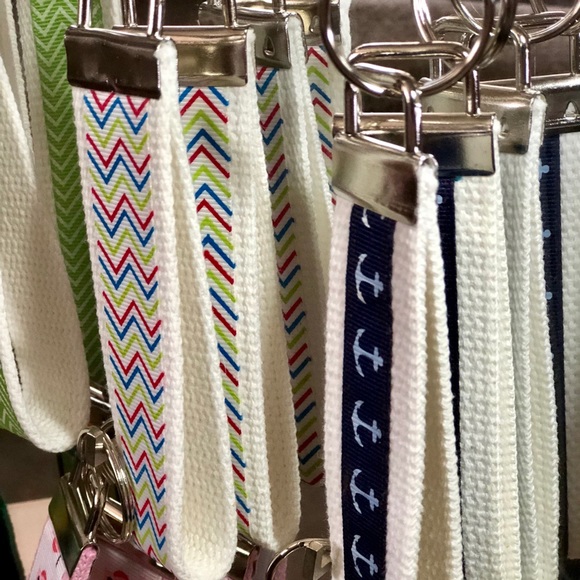 🏷️ Boutique Handmade Canvas Durable Keychains - Loop Multicolor & Pattern 2/$10 - Picture 4 of 6